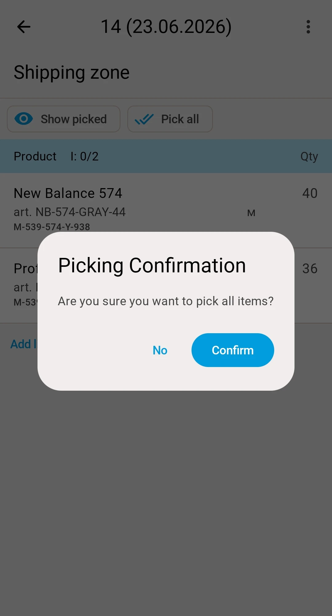 Pick all — the prompt to accept every remaining line at once